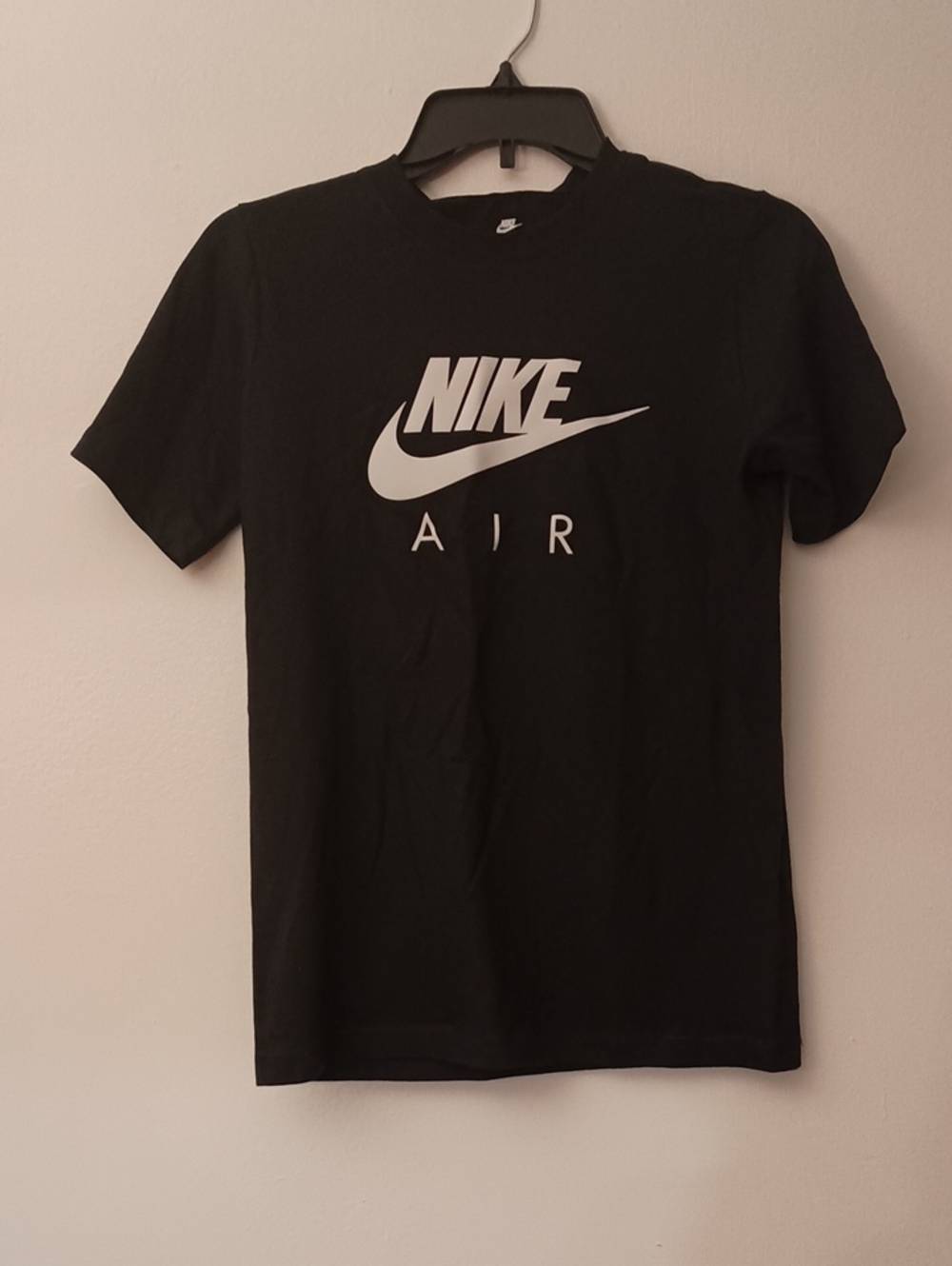 Nike Black T-Shirt with White Air Logo